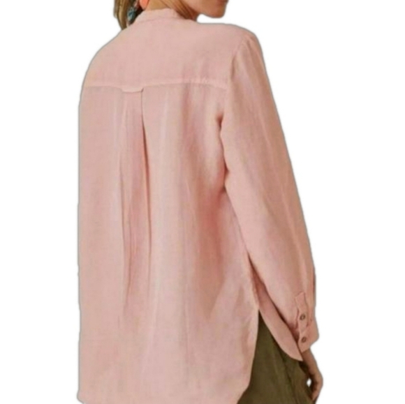 🛑ANTHROPOLOGIE Pilcro Ruffled Placket Shirt - Picture 4 of 8